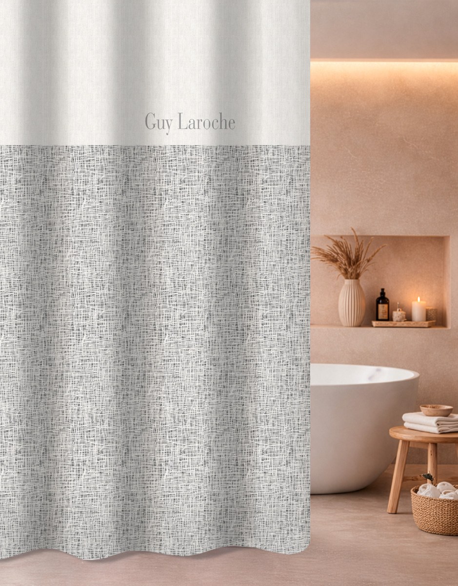 Κουρτίνα Μπάνιου Guy Laroche Code Grey 180x185