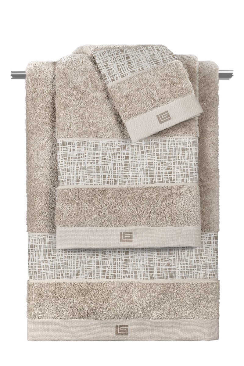 Σετ Πετσέτες 3 Τεμαχίων Guy Laroche Code Caramel-Natura