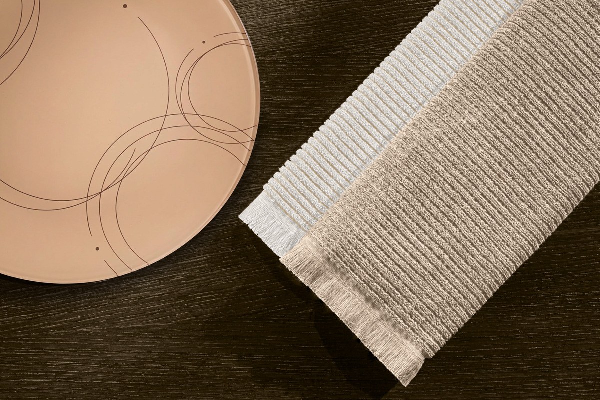 Σετ Πετσέτες Κουζίνας 2 Τεμαχίων Guy Laroche Beige 40x60