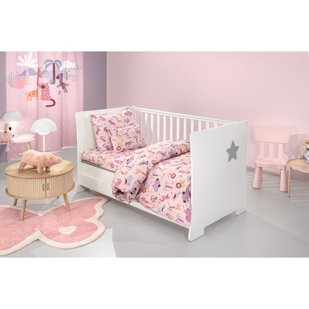 Σετ Σεντόνια Κούνιας Guy Laroche Bebe Jungle...