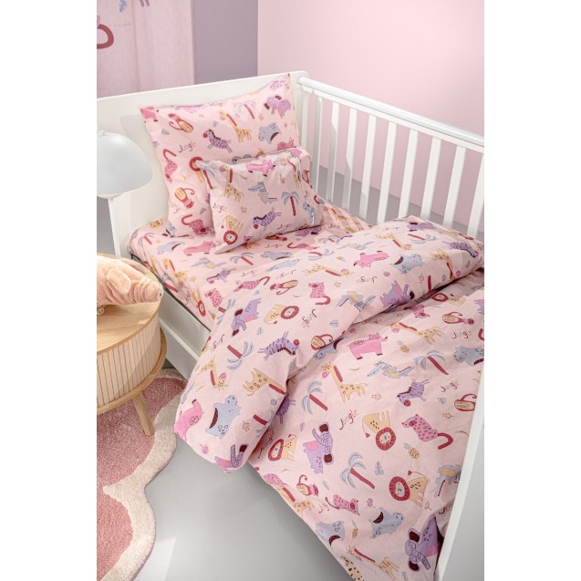 Σετ Σεντόνια Κούνιας Guy Laroche Bebe Jungle...