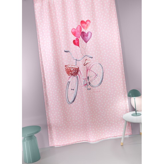 Παιδική Κουρτίνα Guy Laroche Bebe Amore Pink 145x270