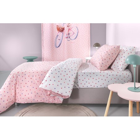 Σετ Παιδικά Σεντόνια Μονά 3 Τεμαχίων Guy Laroche Amore Pink 165x250