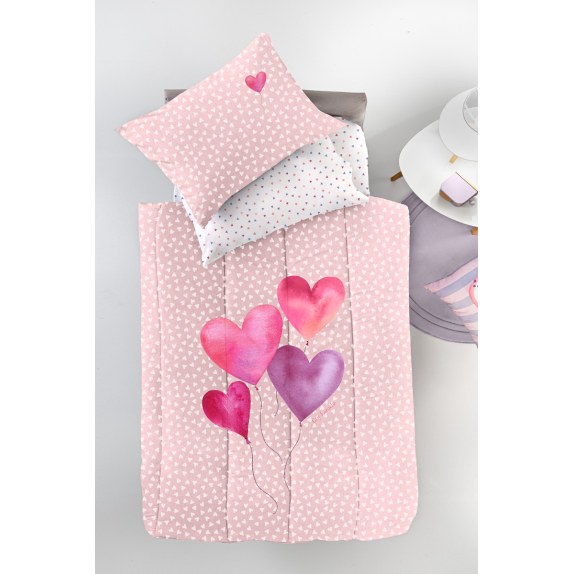 Παιδικό Κουβερλί Μονό Guy Laroche Amore Pink 160x230
