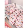 Σετ Σεντόνια Κούνιας Guy Laroche Bebe Merida Pink 115x170