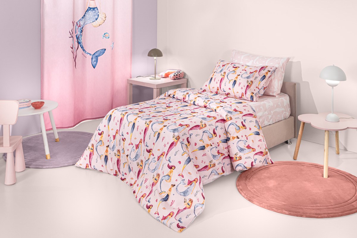 Σετ Παιδικά Σεντόνια Μονά 3 Τεμαχίων Guy Laroche Merida Pink 165x250