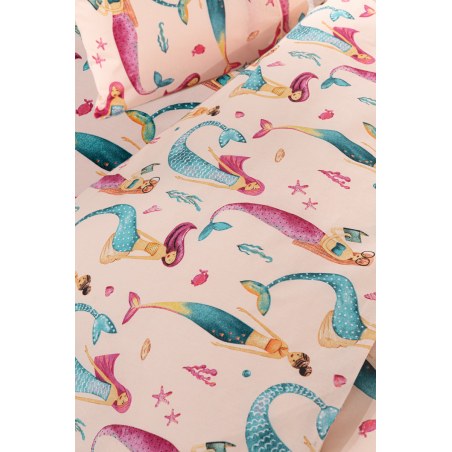 Σετ Σεντόνια Κούνιας Guy Laroche Bebe Merida Salmon 115x170