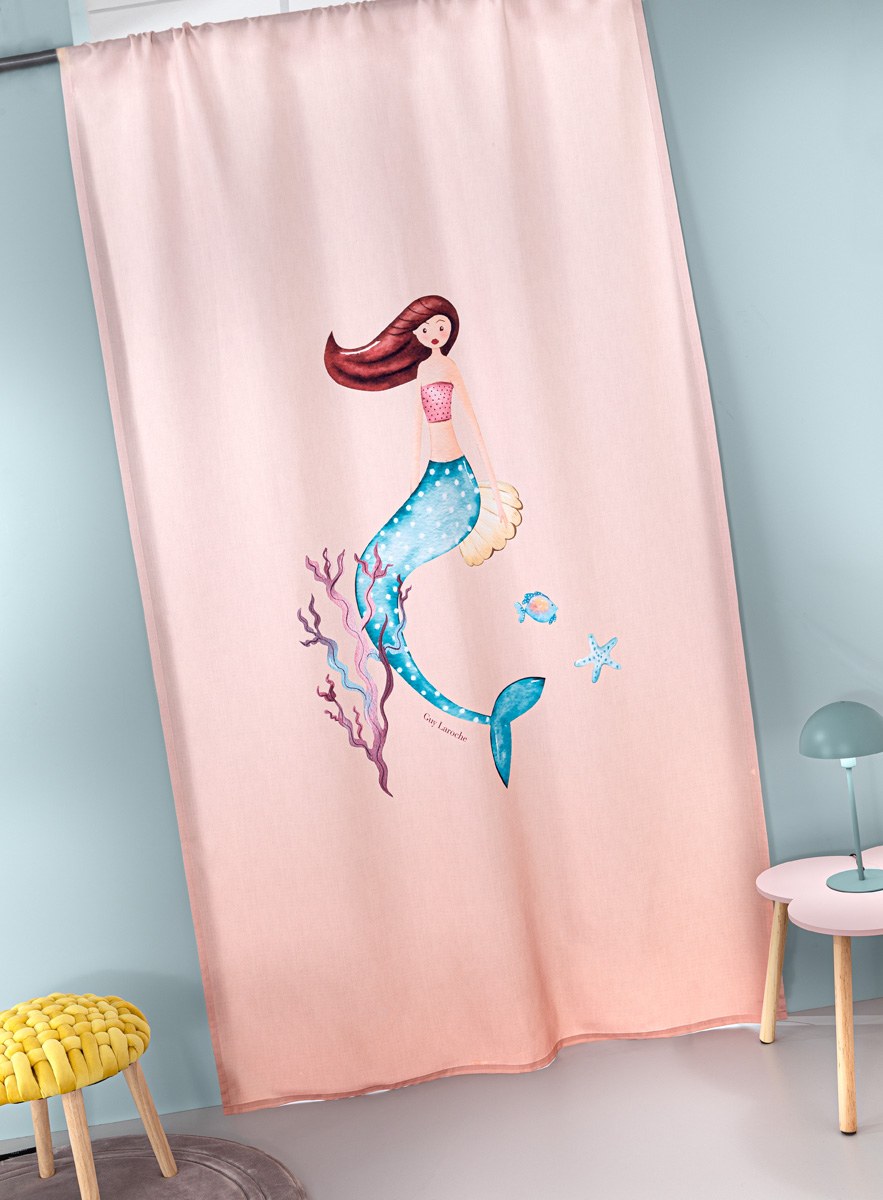 Παιδική Κουρτίνα Guy Laroche Bebe Merida Salmon 145x270