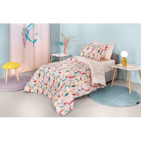 Σετ Παιδικά Σεντόνια Μονά 3 Τεμαχίων Guy Laroche Merida Salmon 165x250