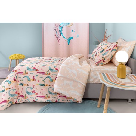 Σετ Παιδικά Σεντόνια Μονά 3 Τεμαχίων Guy Laroche Merida Salmon 165x250