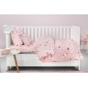 Σετ Σεντόνια Κούνιας Guy Laroche Bebe Starland Pink 115x170