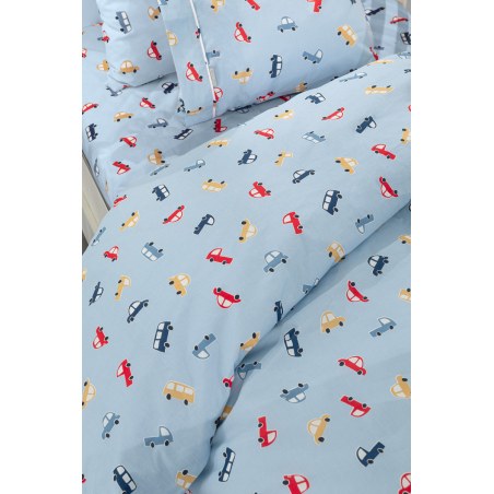 Σετ Σεντόνια Κούνιας Guy Laroche Bebe Roadtrip Sky 115x170