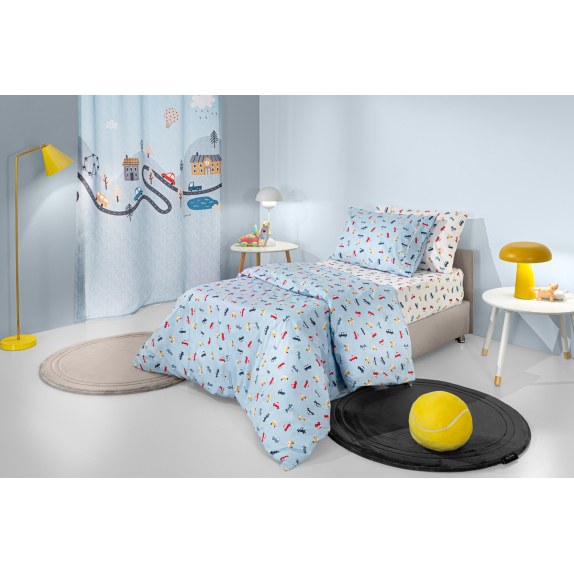 Σετ Παιδικά Σεντόνια Μονά με Λάστιχο 3 Τεμαχίων Guy...