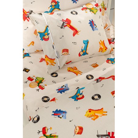 Σετ Σεντόνια Κούνιας Guy Laroche Bebe Band Natural 115x170