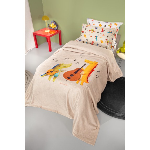 Παιδική Κουβέρτα Fleece Μονή Guy Laroche Band 160x220