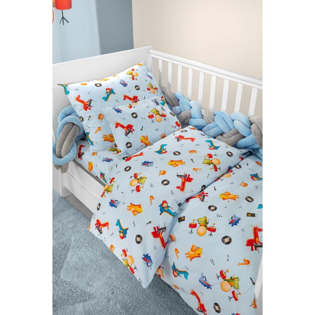 Σετ Σεντόνια Κούνιας Guy Laroche Bebe Band Sky...