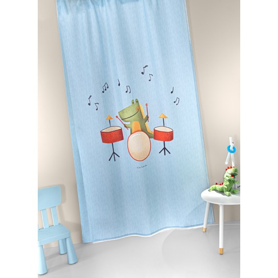 Παιδική Κουρτίνα Guy Laroche Bebe Band Sky 145x270