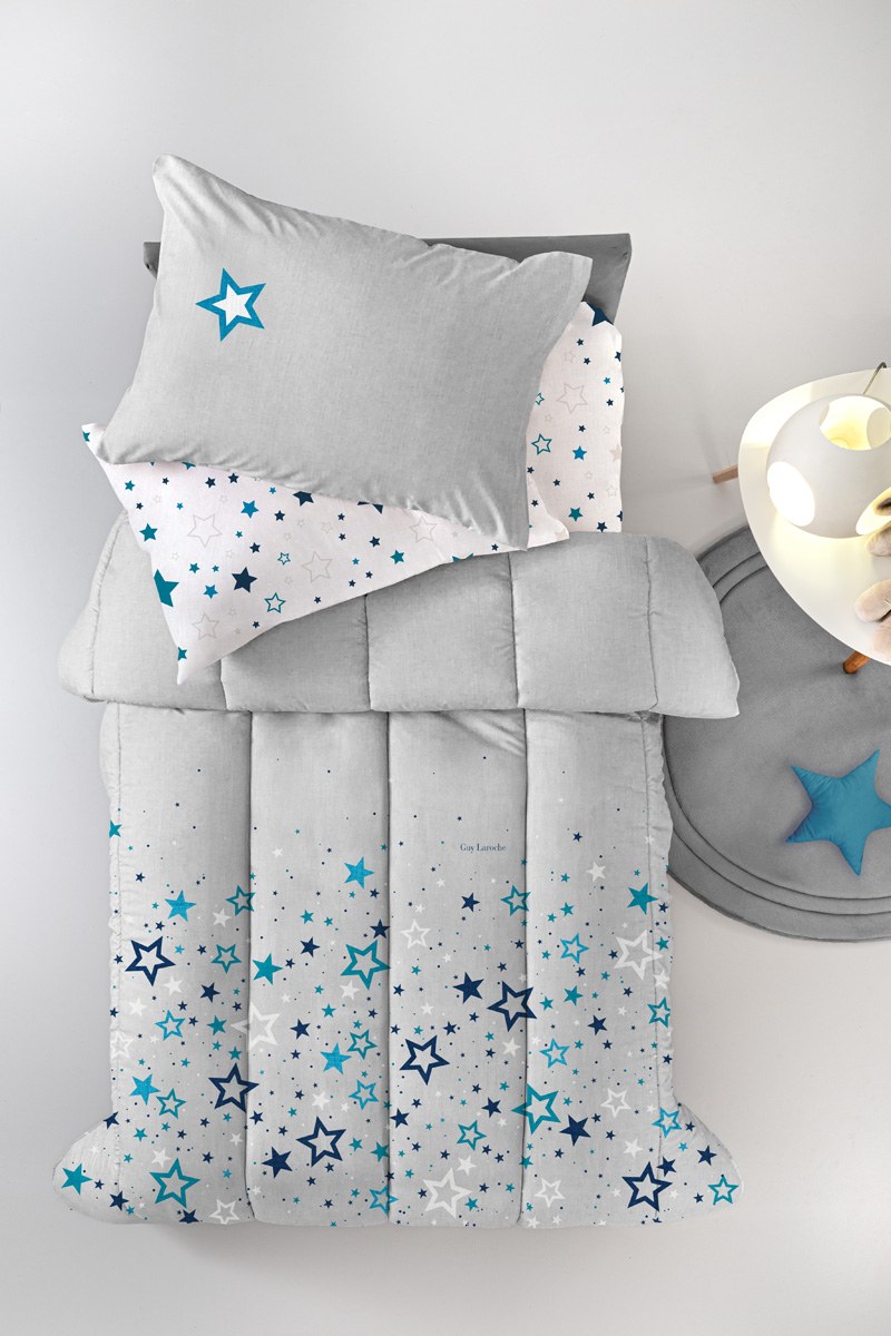 Παιδικό Κουβερλί Μονό Guy Laroche Starland Silver 160x2