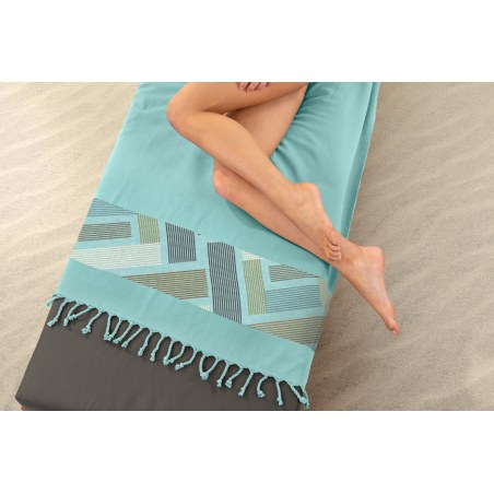 Πετσέτα Θαλάσσης Guy Laroche Pestemal 26 Aqua 90x170