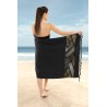 Πετσέτα Θαλάσσης Guy Laroche Pestemal 26 Black 90x170