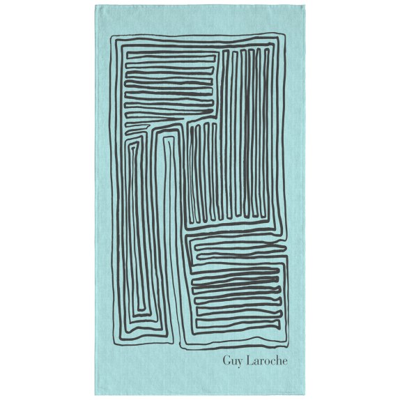 Πετσέτα Θαλάσσης Guy Laroche Velour Printed 2602-01 100x175