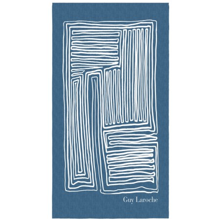 Πετσέτα Θαλάσσης Guy Laroche Velour Printed 2602-03 100x175