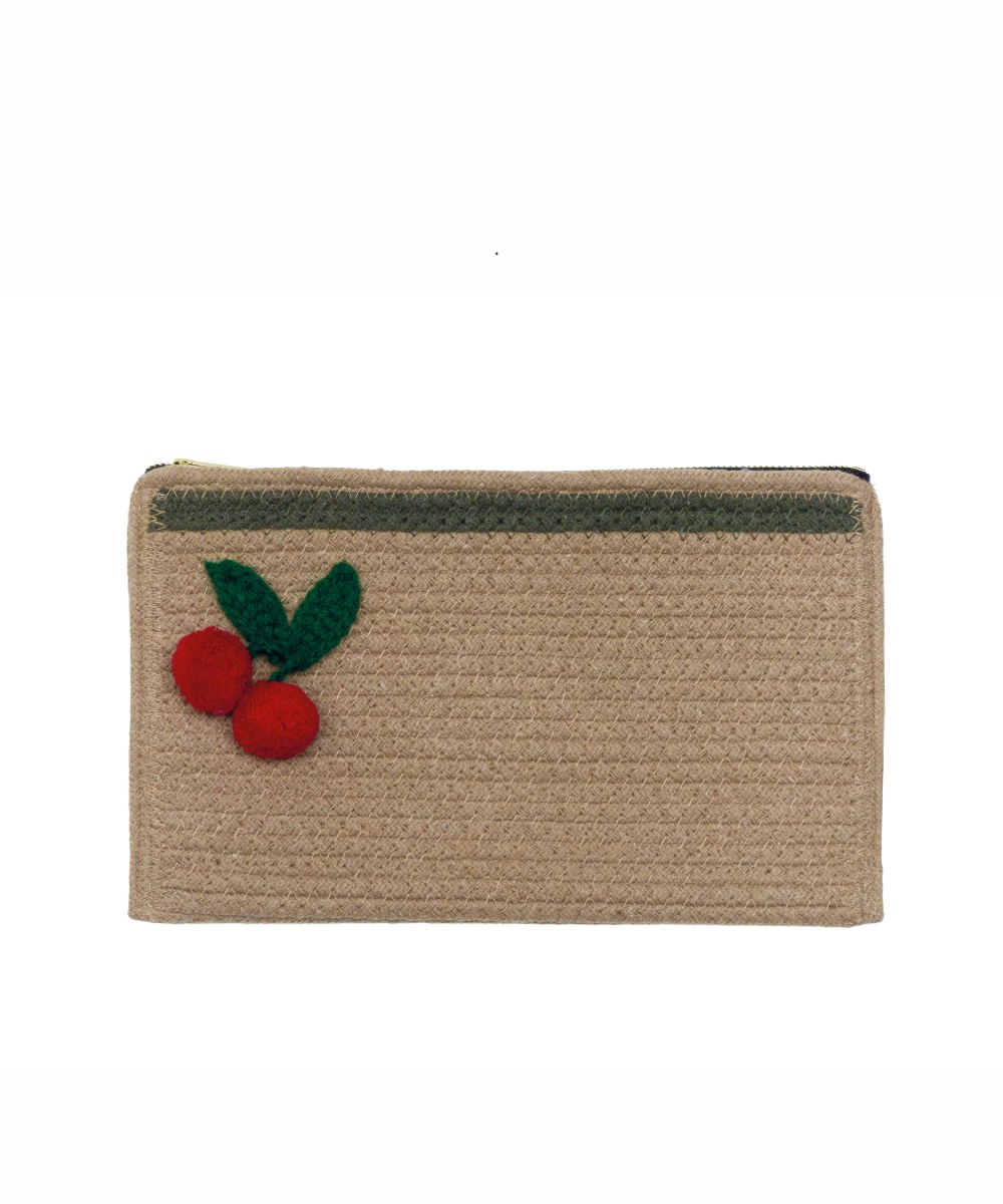 Νεσεσέρ Παραλίας Kentia Purse 266 Beige-Green 30x18