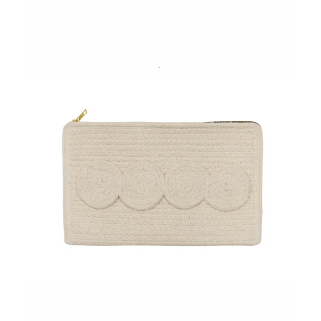 Νεσεσέρ Παραλίας Kentia Purse 263 Ecru 30x18