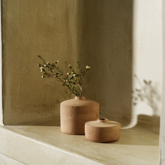 Πήλινα βάζα Gofis Home Zyphira 20-11-177 Ø8cm Ύψος: 9