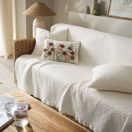 Ριχτάρι Πολυθρόνας Gofis Home Eliena Ivory 20-07-402-1/05 180x175