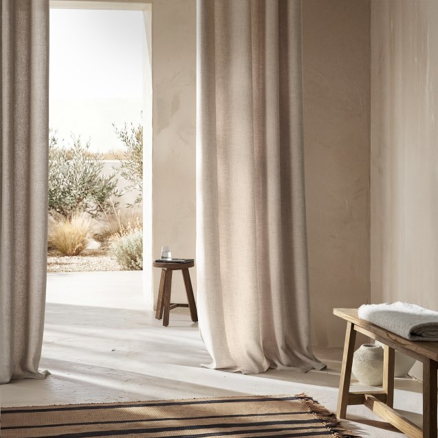 Κουρτίνα με σιρίτι Gofis Home Magna Beige...