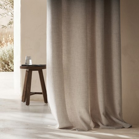 Κουρτίνα με σιρίτι Gofis Home Magna Beige 20-04-495-2/06 140x280