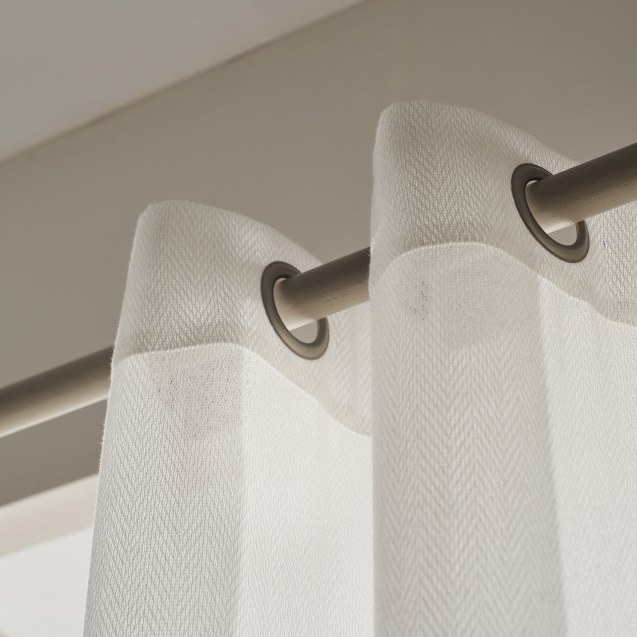 Κουρτίνα με Τρουκς Gofis Home Velmira Offwhite...