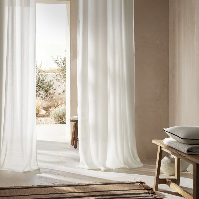 Κουρτίνα με Τρουκς Gofis Home Velmira Offwhite...