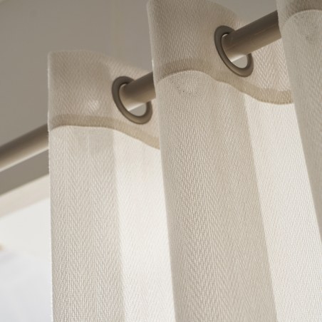 Κουρτίνα με Τρουκς Gofis Home Velmira Beige 20-04-509-3/06 280x280