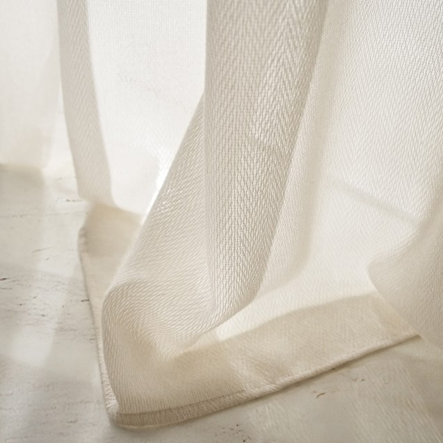 Κουρτίνα με σιρίτι Gofis Home Velmira Beige...