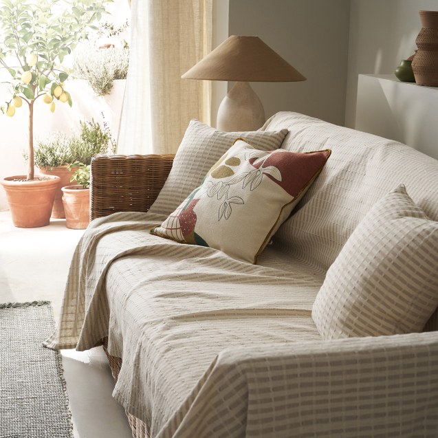 Ριχτάρι Διθέσιου Gofis Home Elysia Hemp Beige...