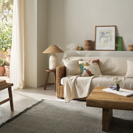 Ριχτάρι Διθέσιου Gofis Home Elysia Hemp Beige 20-07-531-2/06 180x250