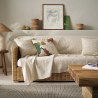 Ριχτάρι Τριθέσιου Gofis Home Elysia Hemp Beige 20-07-531-3/06 180x310