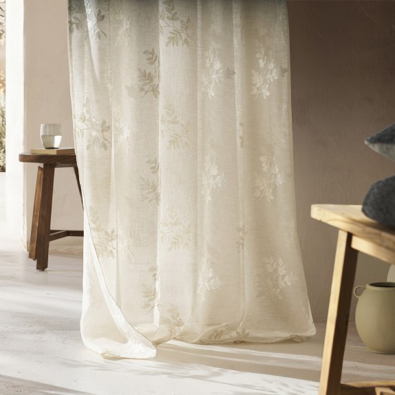 Κουρτίνα με Τρουκς Gofis Home Leaf Beige Aw24...