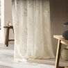 Κουρτίνα με σιρίτι Gofis Home Leaf Beige Aw24 10-04-532-12/06 140x280