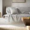 Ριχτάρι Πολυθρόνας Gofis Home Clover Grey 20-07-558-1/15 180x180