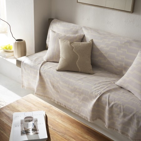 Ριχτάρι Διθέσιου Gofis Home Clover Silver Grey 20-07-558-2/19 180x250