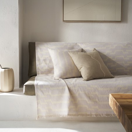 Ριχτάρι Τριθέσιου Gofis Home Clover Silver Grey 20-07-558-3/19 180x310