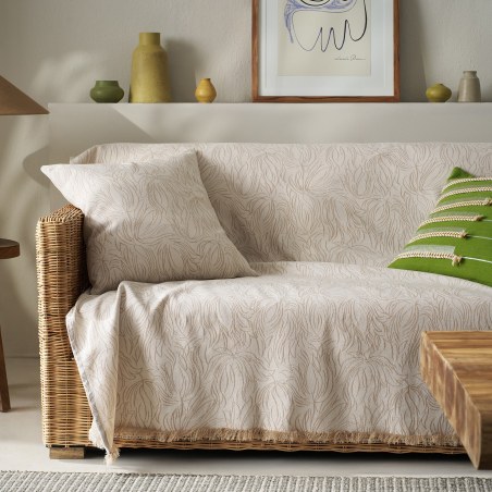 Ριχτάρι Τριθέσιου Gofis Home Delia Natural Ecru 20-07-563-3/05 180x310