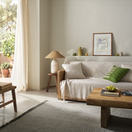Ριχτάρι Τριθέσιου Gofis Home Delia Natural Ecru 20-07-563-3/05 180x310