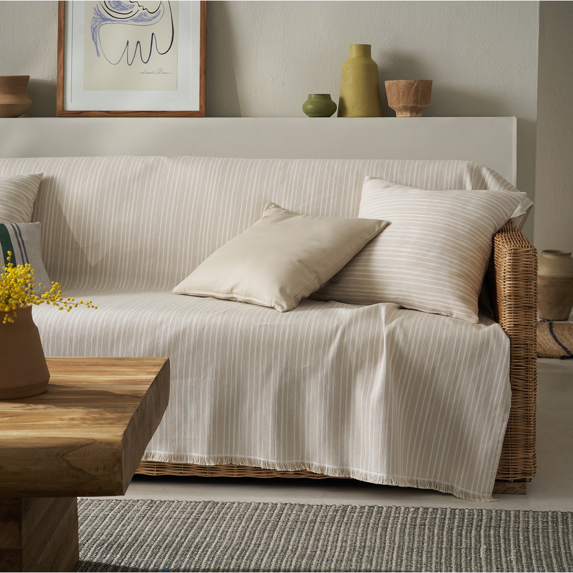 Ριχτάρι Πολυθρόνας Gofis Home Nymeria Beige 20-07-574-1/06 180x180