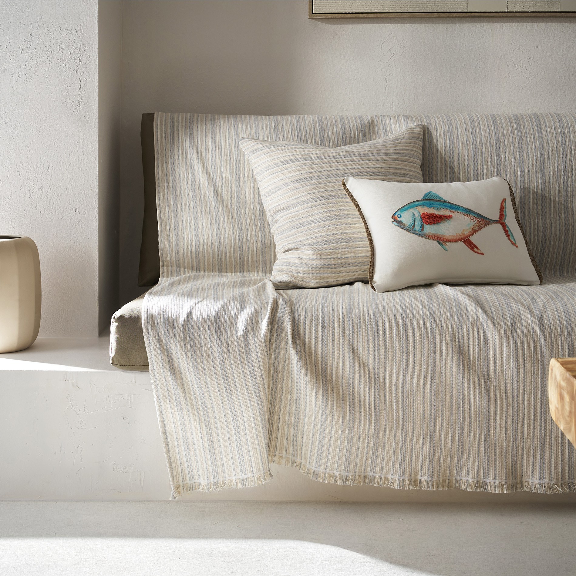 Ριχτάρι Πολυθρόνας Gofis Home Nymeria Light Grey 20-07-574-1/15 180x180