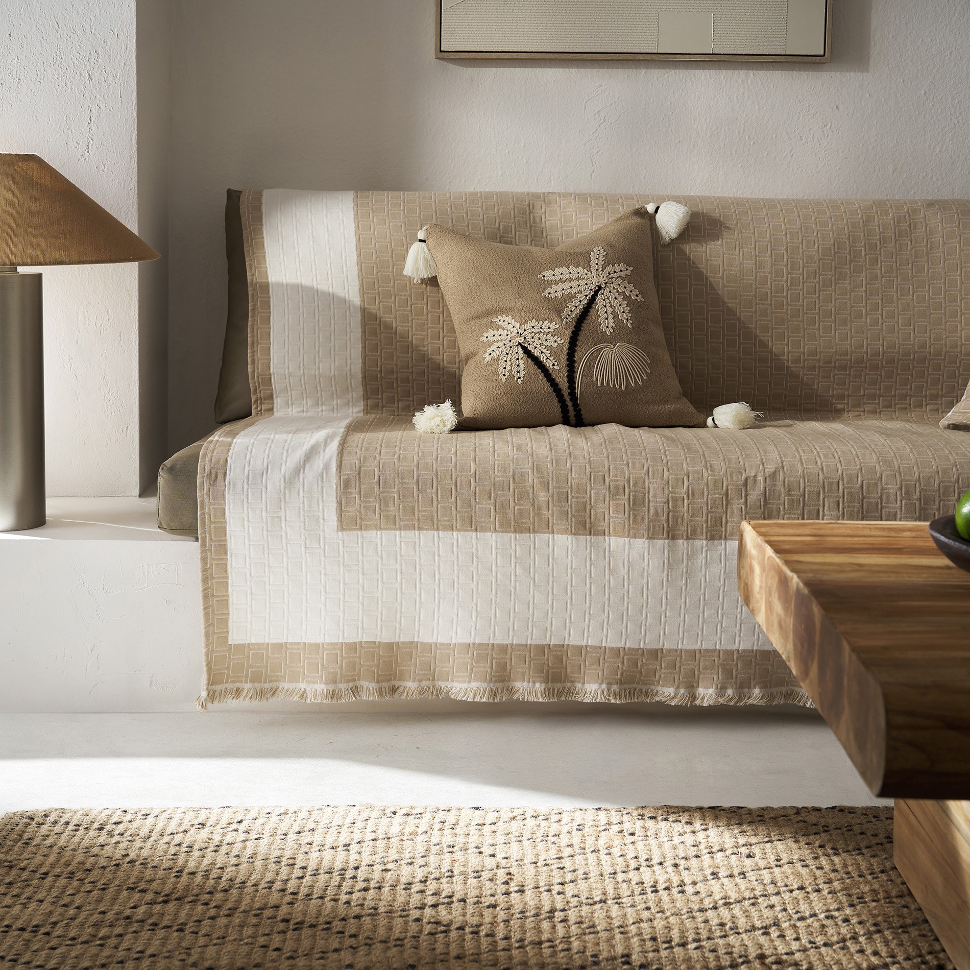 Ριχτάρι Διθέσιου Gofis Home Solenne Almond Beige 20-07-