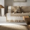 Ριχτάρι Τετραθέσιου Gofis Home Solenne Almond Beige 20-07-591-4/06 180x350